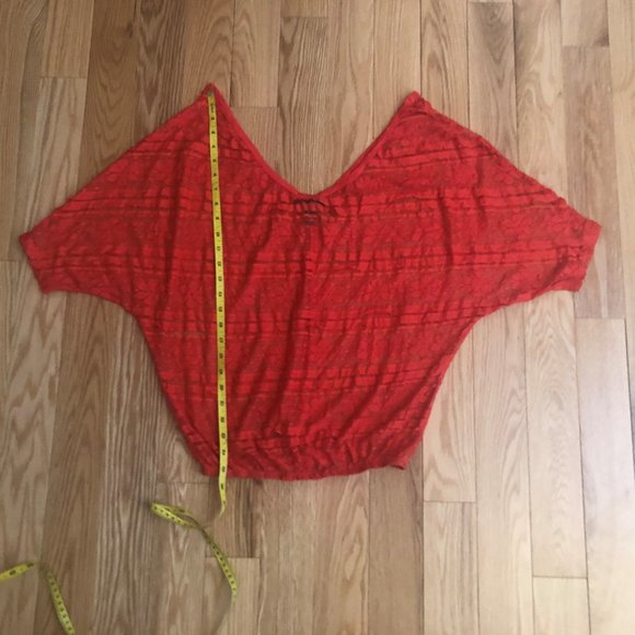 NWOT Lace Swim suit cover up top - Picture 11 of 12